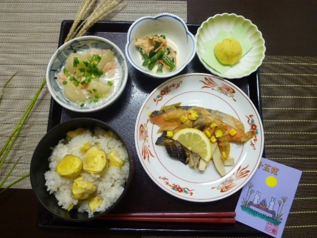 十五夜:栗ご飯 eiyouka 6