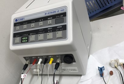 写真:電気生理検査