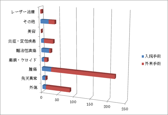 形成外科　診療実績